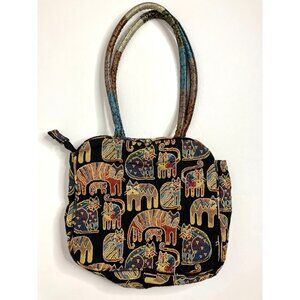 Laurel Burch Cat Purse Bag Tapestry Fabric Art Lagenlook